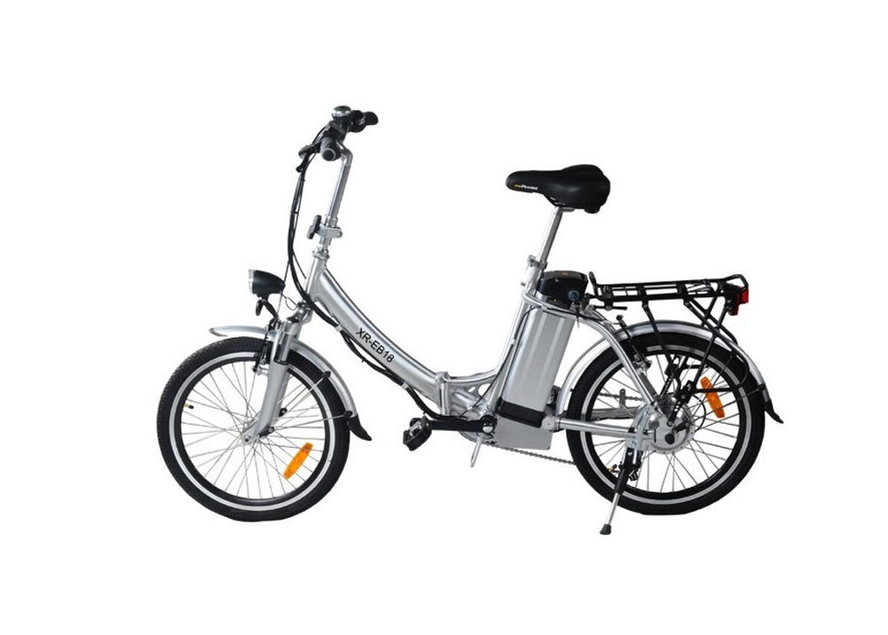 Elektrofahrrad 36V Pedelec Klappfahrrad Faltrad in Silber