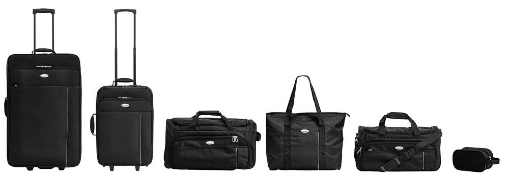 Packenger Familien Reise-Set, Schwarz